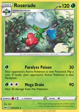 Roserade - Sword & Shield (Rare) [SSH-4]