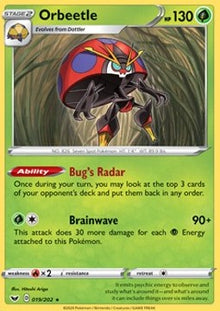 Orbeetle - Sword & Shield (Rare) [SSH-19]