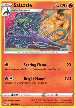 Salazzle - Sword & Shield (Uncommon) [SSH-28]