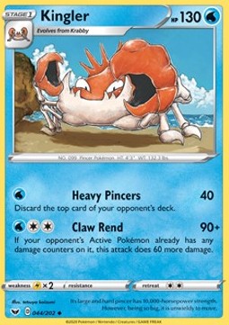 Kingler - Sword & Shield (Uncommon) [SSH-44]