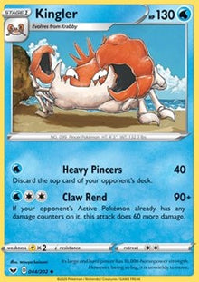 Kingler - Sword & Shield (Uncommon) [SSH-44]