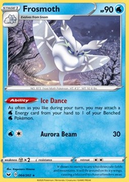 Frosmoth - Sword & Shield (Holo Rare) [SSH-64]