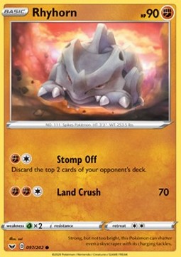 Rhyhorn - Sword & Shield (Common) [SSH-97]
