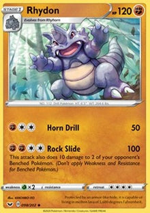 Rhydon - Sword & Shield (Uncommon) [SSH-98]
