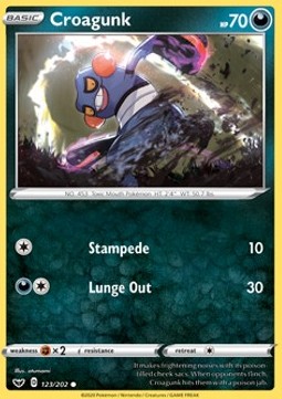Croagunk - Sword & Shield (Common) [SSH-123]