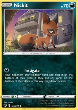 Nickit - Sword & Shield (Common) [SSH-125]