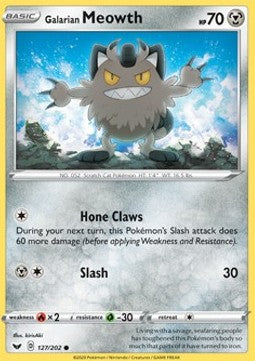 Galarian Meowth - Sword & Shield (Common) [SSH-127]