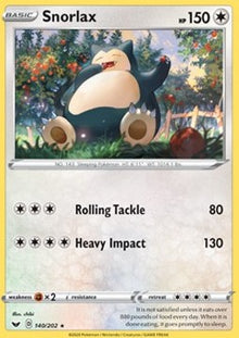 Snorlax - Sword & Shield (Rare) [SSH-140]