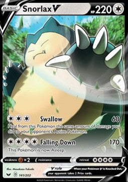 Snorlax V - Sword & Shield (Ultra Rare) [SSH-141]