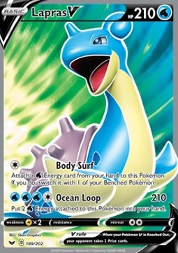 Lapras V - Sword & Shield (Ultra Rare) [SSH-189]