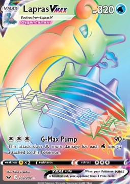Lapras VMAX - Sword & Shield (Secret Rare) [SSH-203]