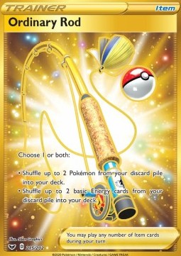 Ordinary Rod - Sword & Shield (Secret Rare) [SSH-215]
