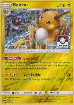 Raichu - Burning Shadows (Promo) [BUS-41]
