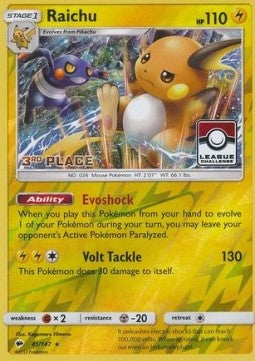 Raichu - Burning Shadows (Promo) [BUS-41]