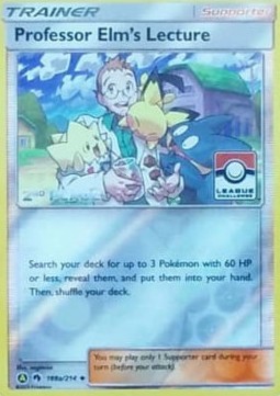 Professor Elm's Lecture - Lost Thunder (Promo) [LOT-188a]