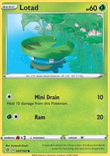 Lotad - Rebel Clash (Common) [RCL-7]