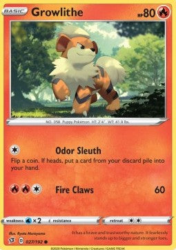 Growlithe - Rebel Clash (Common) [RCL-27]