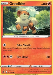 Growlithe - Rebel Clash (Common) [RCL-27]