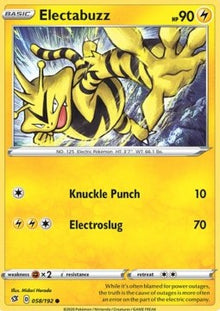 Electabuzz - Rebel Clash (Common) [RCL-58]