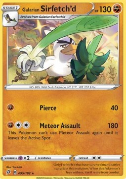 Galarian Sirfetch'd - Rebel Clash (Holo Rare) [RCL-95]