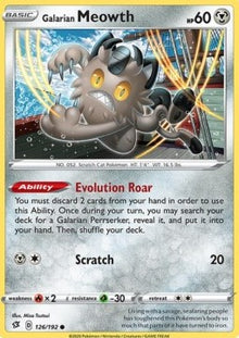 Galarian Meowth - Rebel Clash (Common) [RCL-126]