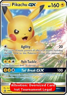 Pikachu GX - SM Black Star Promos (Oversized) [SM-232]