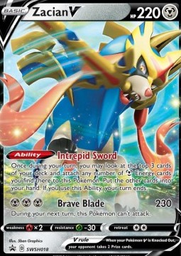 Zacian V - SWSH Black Star Promos (Promo) [SWSH-018]