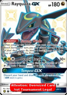 Rayquaza GX - Celestial Storm (Oversized) [CES-177a]