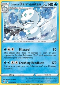 Galarian Darmanitan - Darkness Ablaze (Rare) [DAA-44]