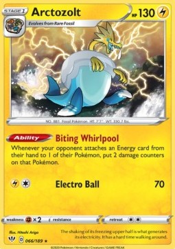 Arctozolt - Darkness Ablaze (Holo Rare) [DAA-66]