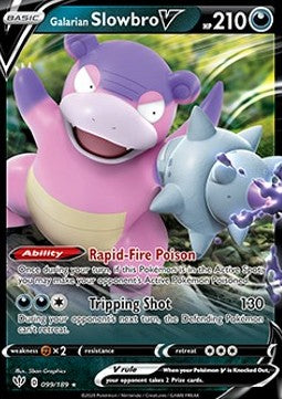 Galarian Slowbro V - Darkness Ablaze (Ultra Rare) [DAA-99]