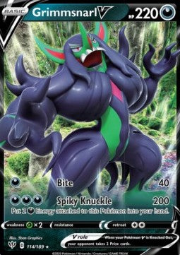 Grimmsnarl V - Darkness Ablaze (Ultra Rare) [DAA-114]