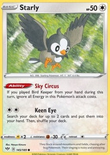 Starly - Darkness Ablaze (Common) [DAA-145]