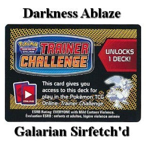 Online Code Card (Theme Deck) - Darkness Ablaze (Online Code Card)