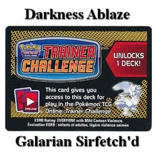 Online Code Card (Theme Deck) - Darkness Ablaze (Online Code Card)