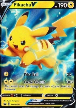 Pikachu V - SWSH Black Star Promos (Promo) [SWSH-063]
