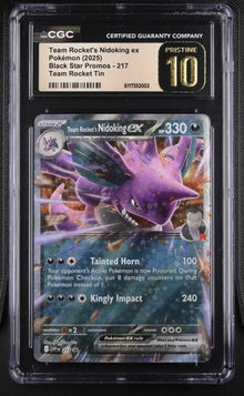 Team Rocket’s Nidoking ex - SV Black Star Promos (Promo) [SVP-217] - English / Mint / CGC 10.0 Pristine - Pokémon