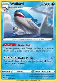Wailord - Vivid Voltage (Holo Rare) [VIV-32]