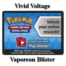 Online Code Card (Vaporeon Blister) - Vivid Voltage (Online Code Card)