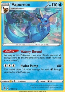 Vaporeon - SWSH Black Star Promos (Promo) [SWSH-072]