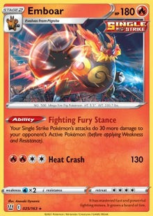 Emboar - Battle Styles (Holo Rare) [BST-25]