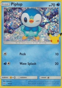 Piplup - McDonald's Collection 25th Anniversary (Promo) [MCD25-20]