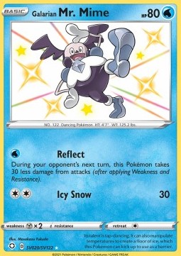 Galarian Mr. Mime - Shining Fates (Secret Rare) [SHF-SV20]