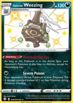 Galarian Weezing - Shining Fates (Secret Rare) [SHF-SV77]