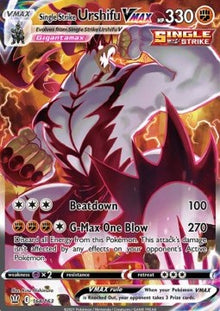 Single Strike Urshifu VMAX - Battle Styles (Secret Rare) [BST-168]