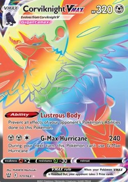 Corviknight VMAX - Battle Styles (Secret Rare) [BST-171]