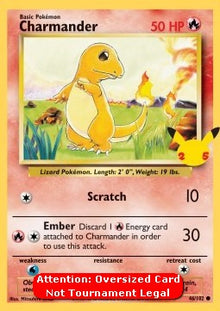 Charmander - Base Set (Oversized) [BS-46]