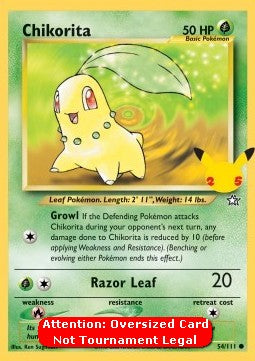 Chikorita - Neo Genesis (Oversized) [NG-54]