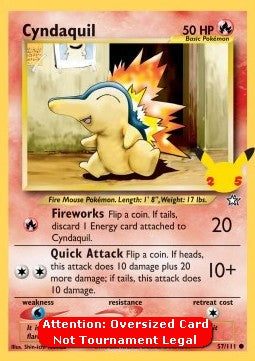 Cyndaquil - Neo Genesis (Oversized) [NG-57]