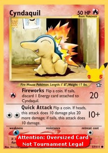 Cyndaquil - Neo Genesis (Oversized) [NG-57]